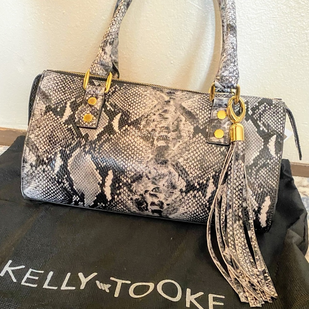 Kelly Tooke purse- Faux Snake